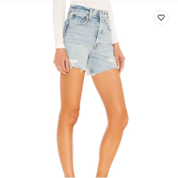 AGOLDE Riley Short in Groove- Size 23 - Picture 2 of 11